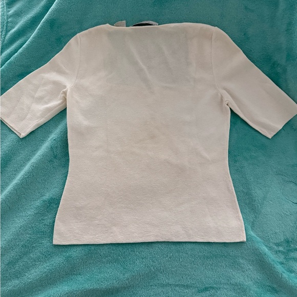 Dolce & Gabbana Cream Women's Top - Picture 2 of 3